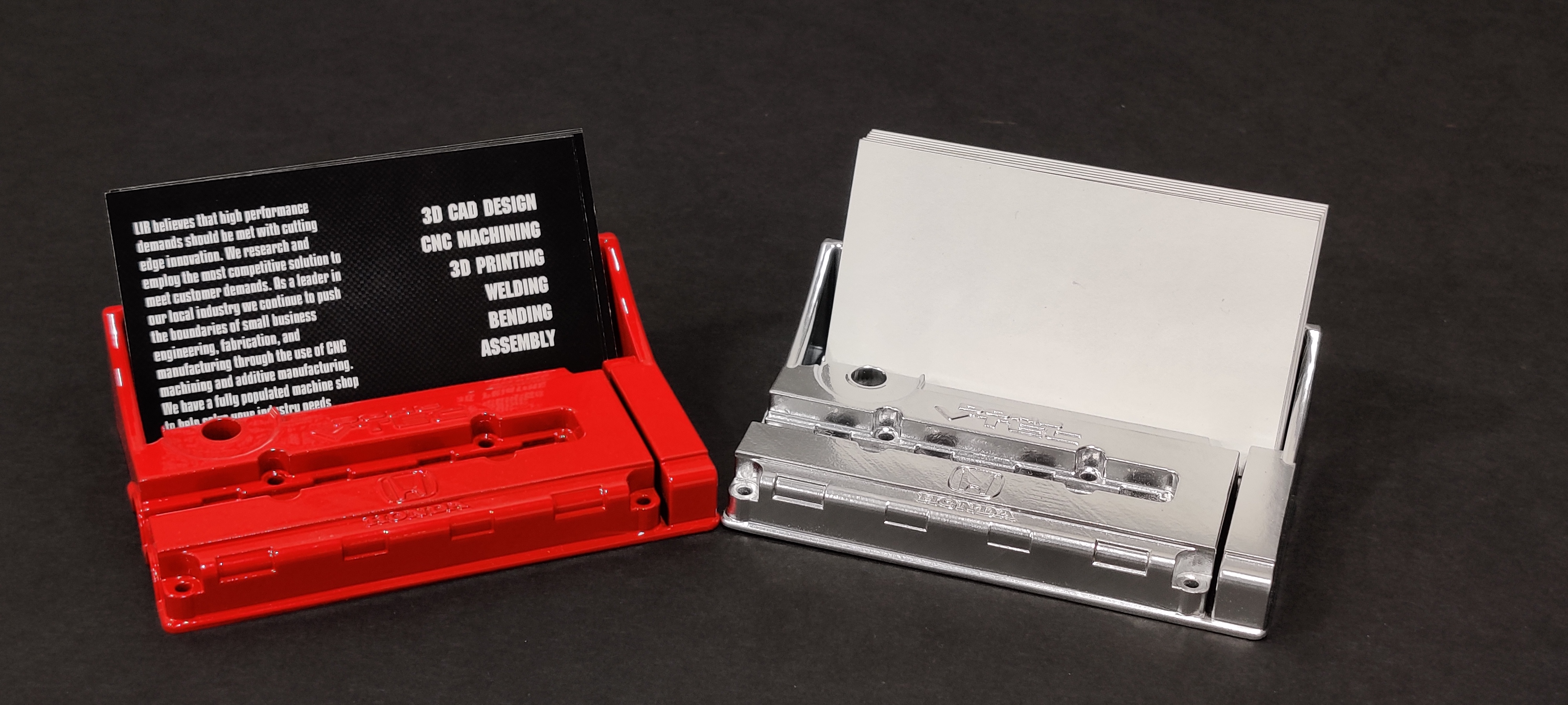 Office & Desk Storage JDM Honda VTEC Valve cover Business card holder 3D  PRINTED Office silver-trend.com