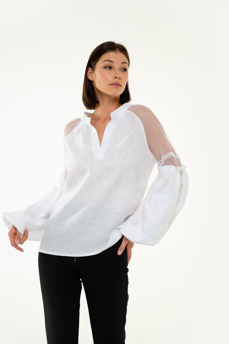 See-through blouse