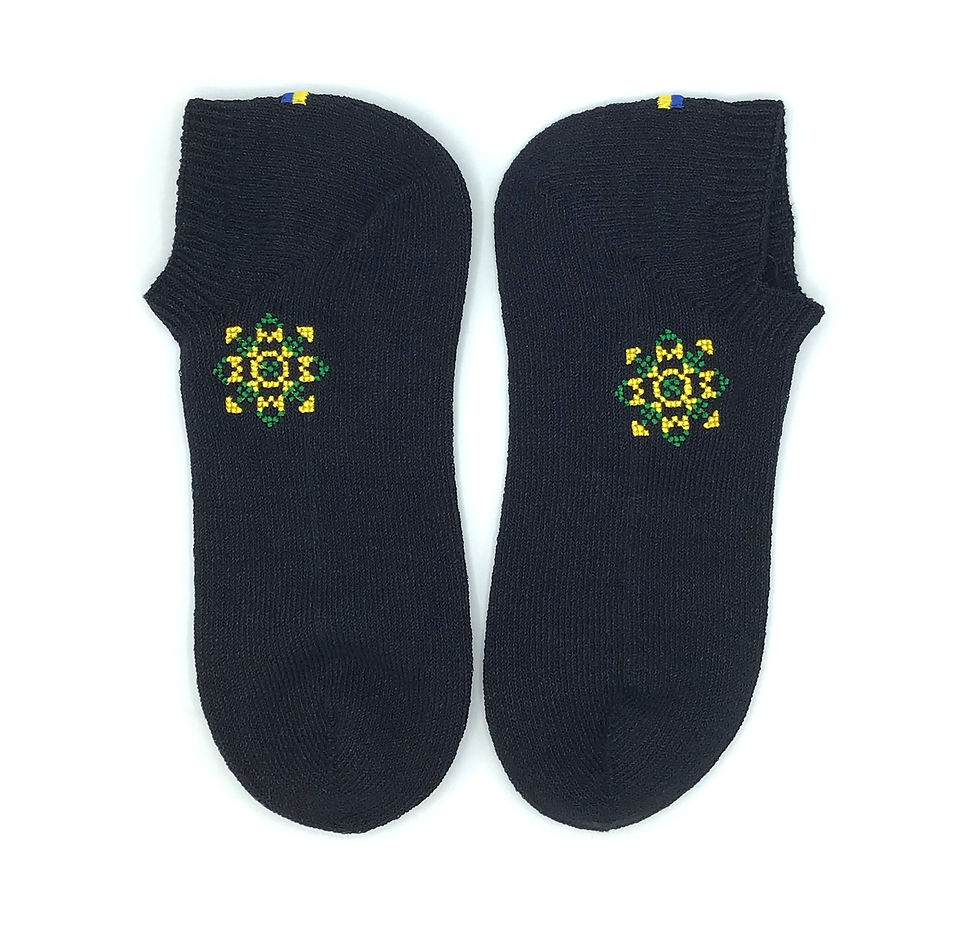 Thumbnail: Embroidered Japanese paper socks