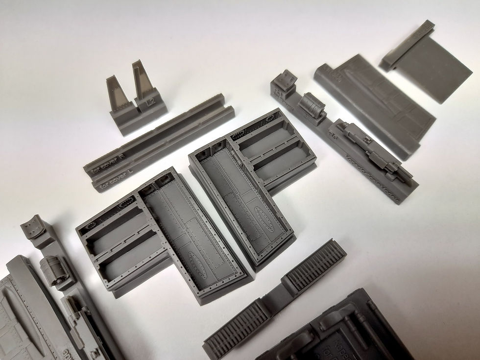 Thumbnail: 32002 Supermarine Spitfire Mk.IXc (C-wing) Weapon bays (REVELL)