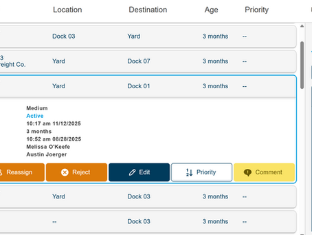 Yard Management | Yard Tablet App