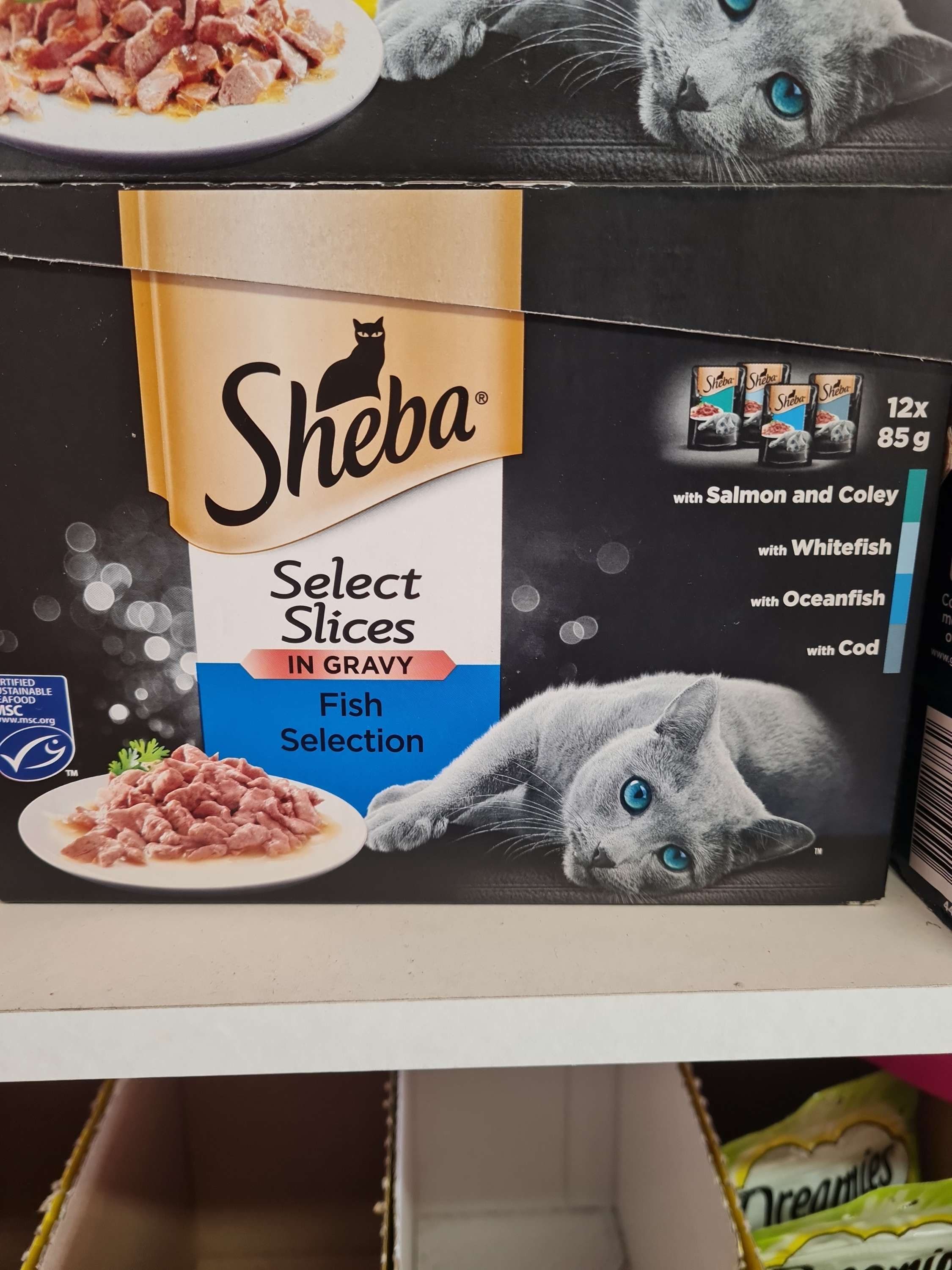 Sheba select slices fish in gravy x12