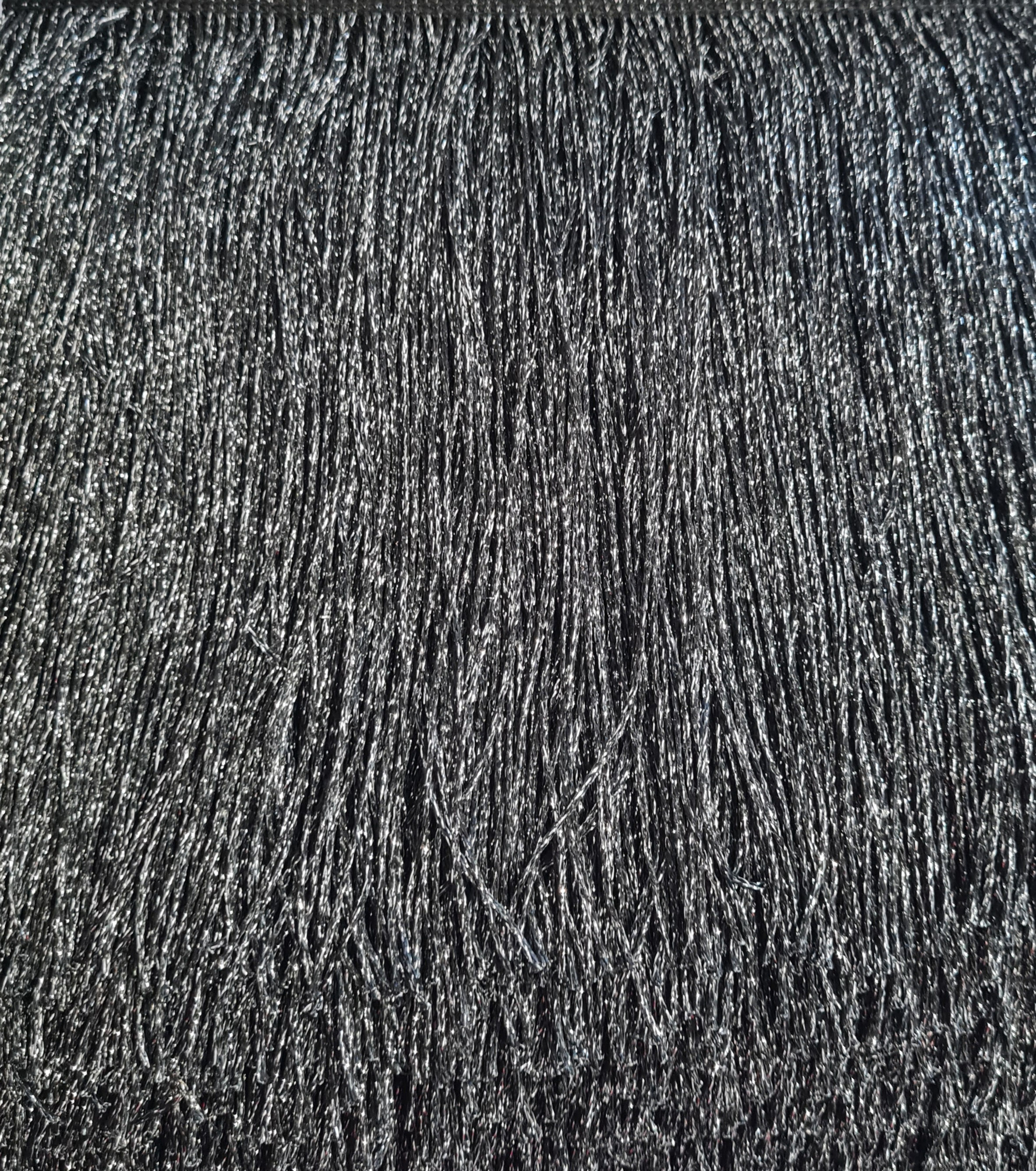 Black színű lurexes rojt ruhára