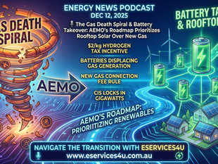 Podcast:- The Gas Death Spiral & Battery Takeover: AEMO’s Roadmap Prioritizes Rooftop Solar Over New Gas
