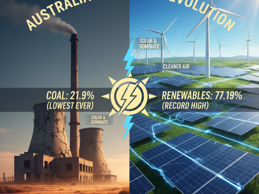 Australia's Energy Revolution: Coal Hits Historic Lows While Solar & Wind Dominate 🌞⚡