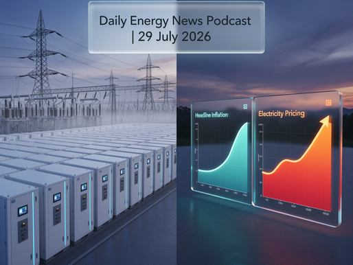 PodcaDaily Energy News Podcast | The Supernode Battery Record & The 22% Electricity CPI Surge