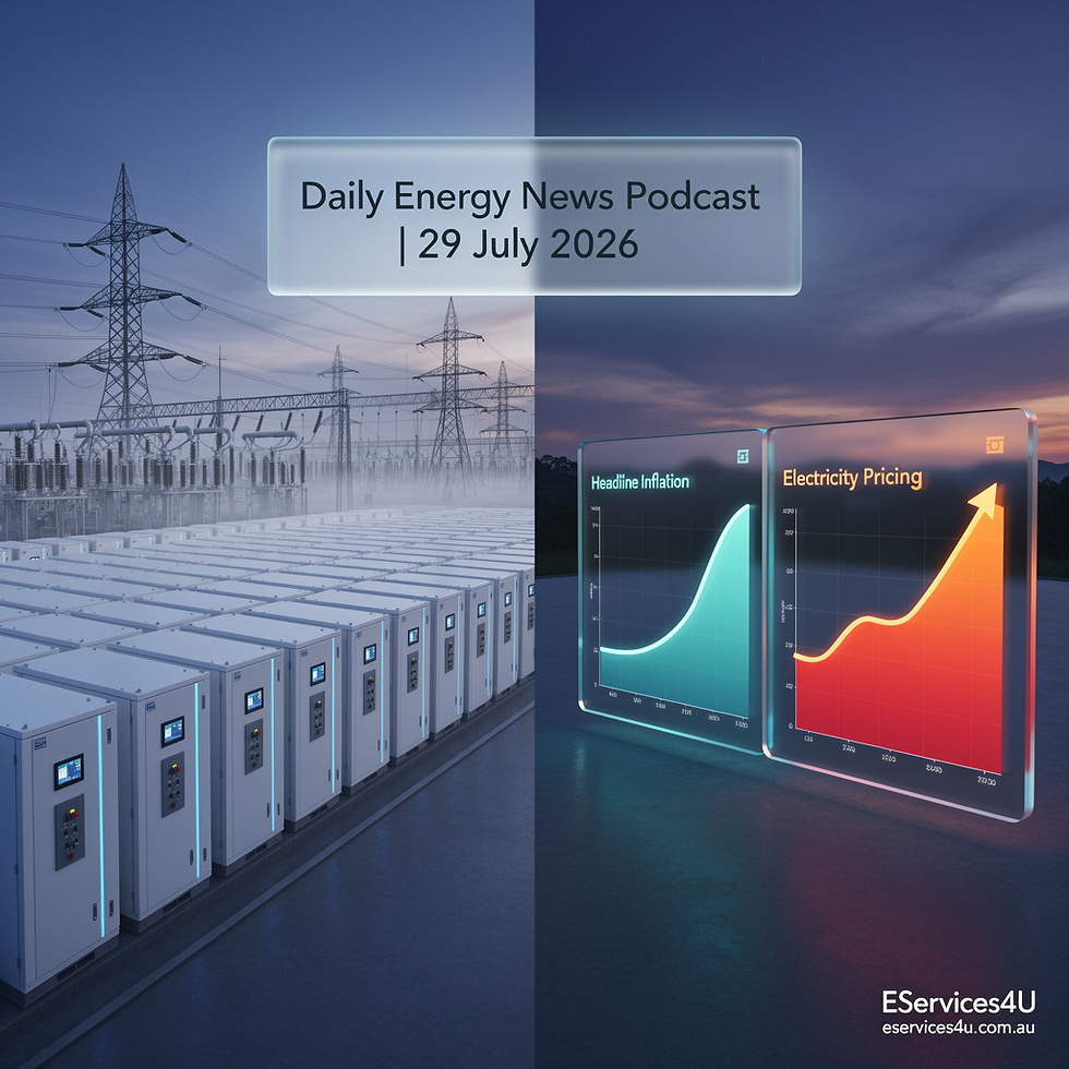 PodcaDaily Energy News Podcast | The Supernode Battery Record & The 22% Electricity CPI Surge