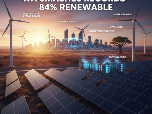 Western Australia Just Hit 84% Renewable Energy – And Your Business Could Be Next