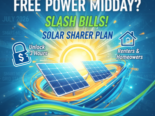 Free Power Midday? How Aussies Can Slash Bills with the New "Solar Sharer" Plan