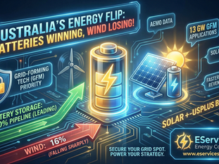 Australia’s Energy Flip: Why Batteries Are Winning the Race (and Wind is Losing Its Lead)