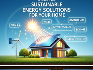 Discover Sustainable Energy Solutions for Your Home