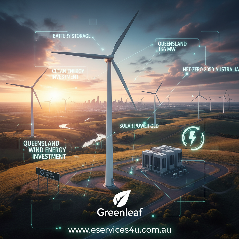 🚀 Queensland Wind Energy: Greenleaf Reclaims Major Wind Farm Project Amid Policy Shake-Up