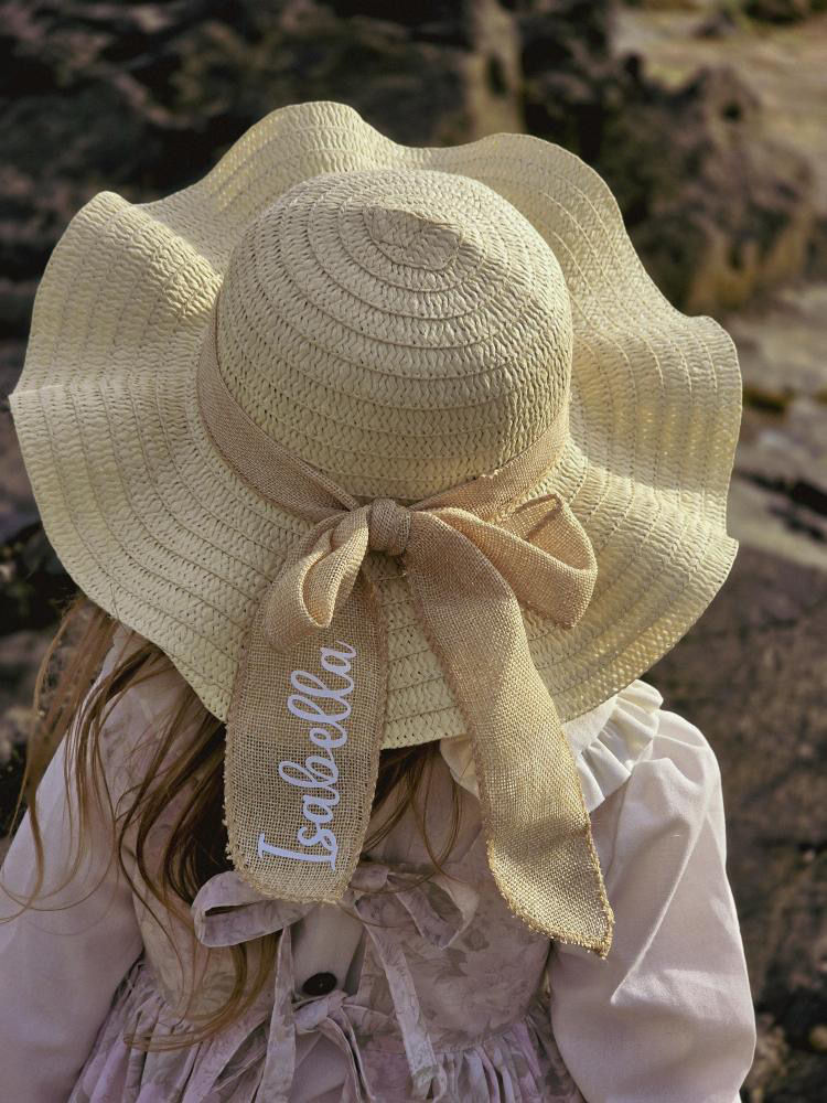 Thumbnail: Personalised Wavy Brim Sun Hat 