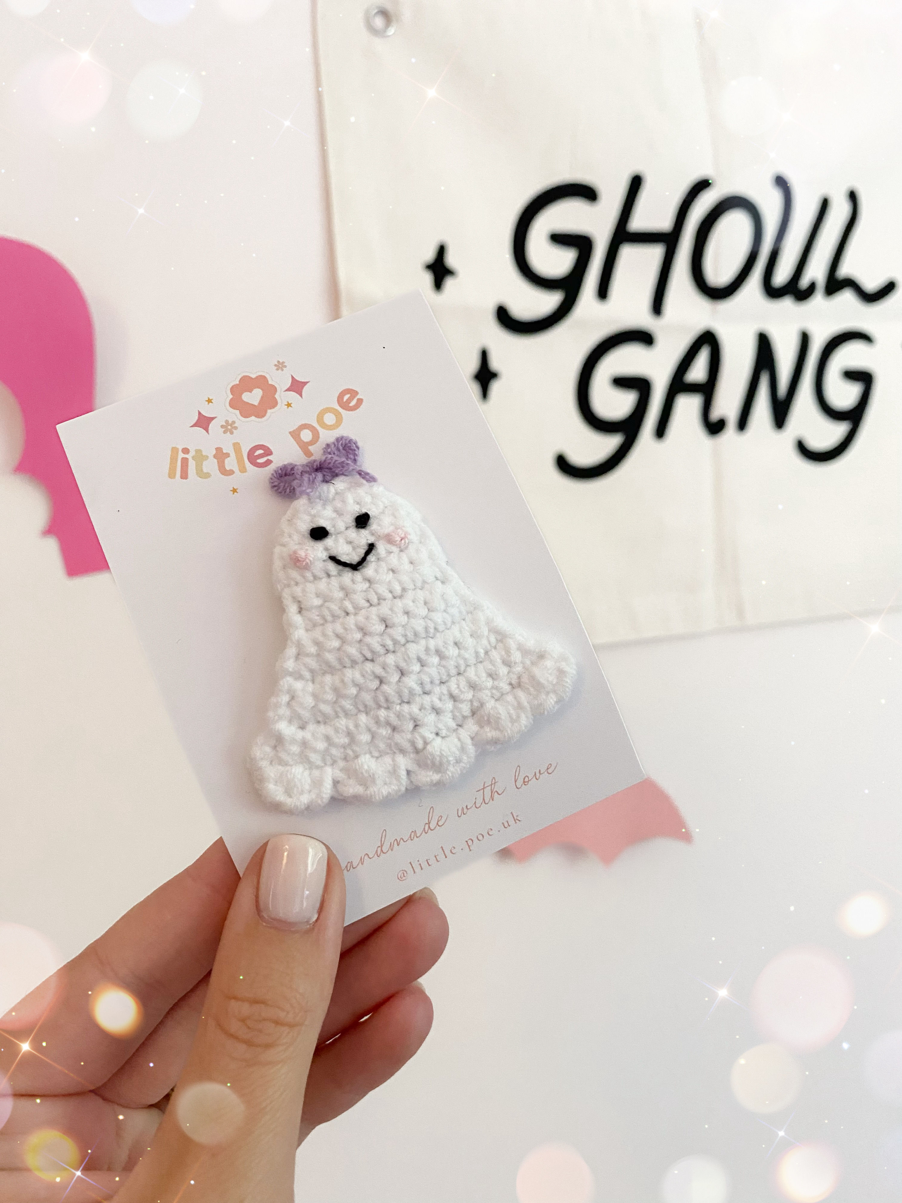 Crochet Ghostie Clip