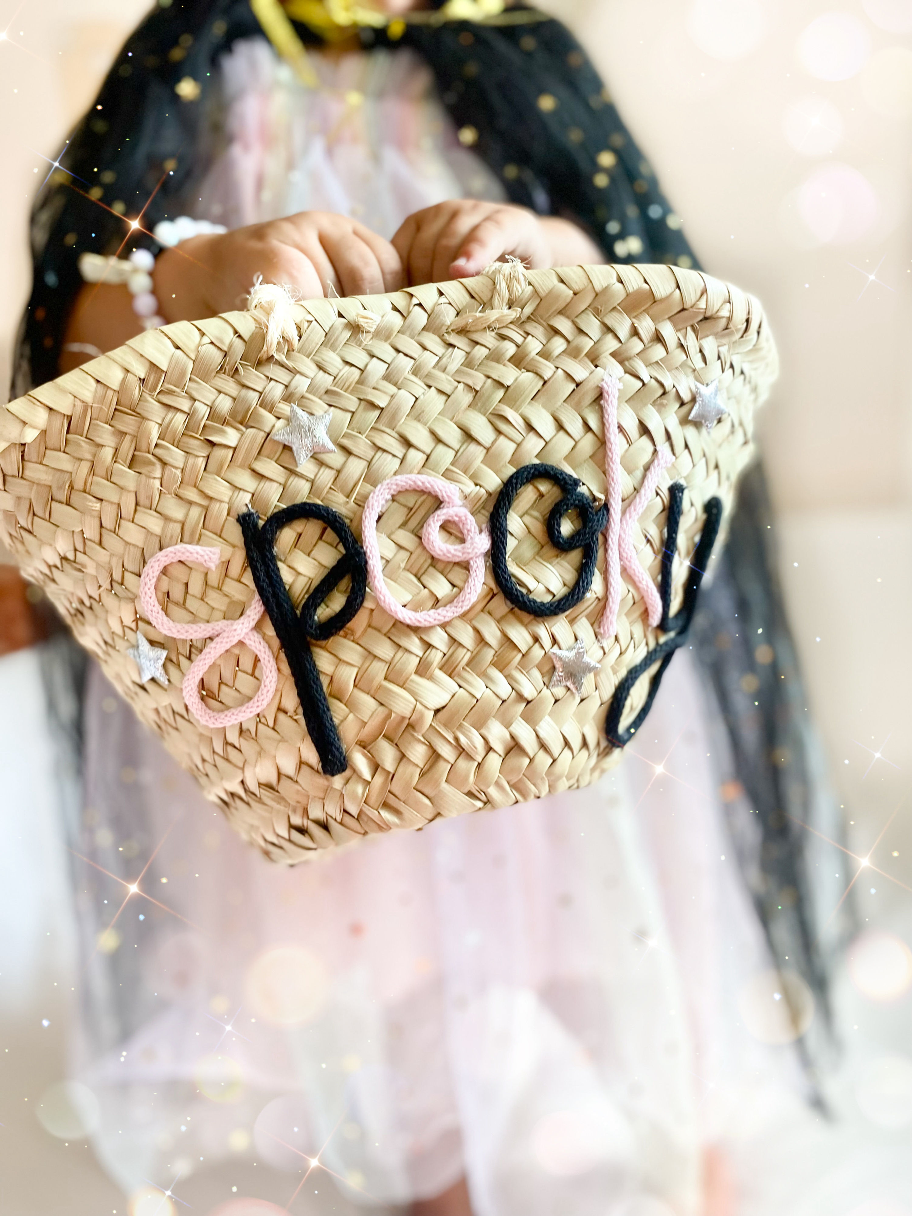 Spooky Handwoven Basket