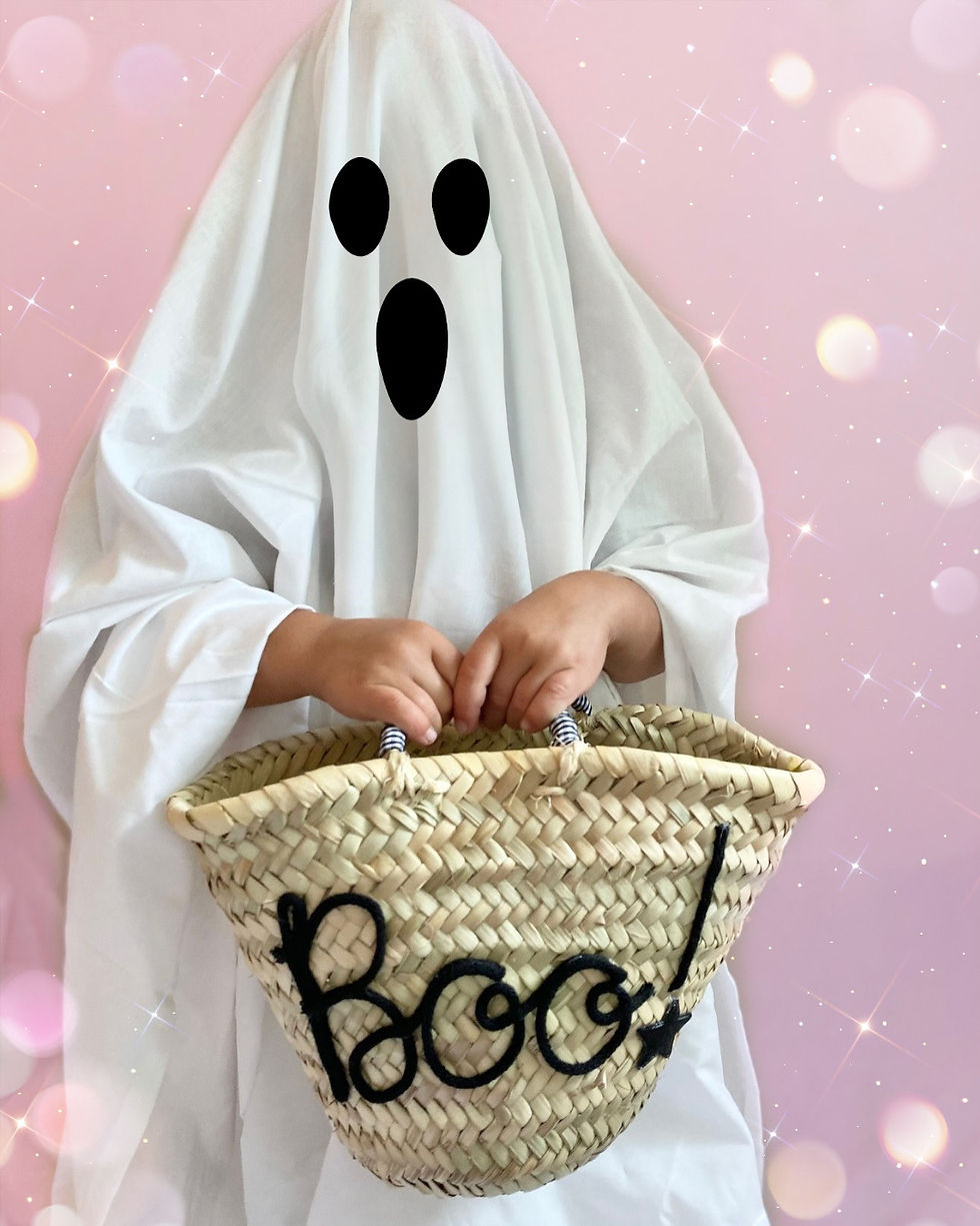 Thumbnail: Halloween Boo Basket for kids, Trick or Treat Basket, Personalised Boo Basket, Boo Basket Filler Ideas