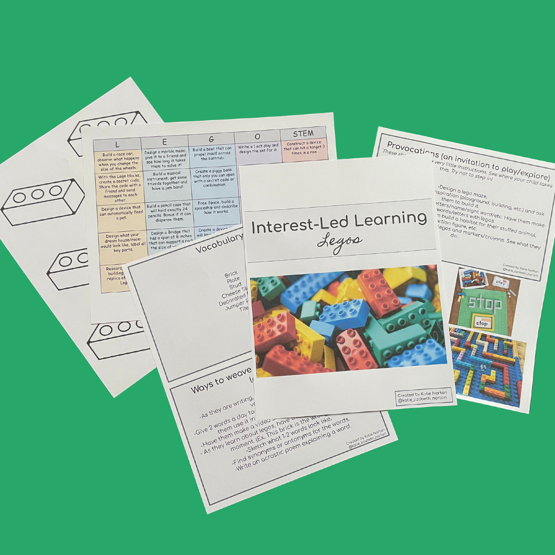 Interest-Led Learning: Legos