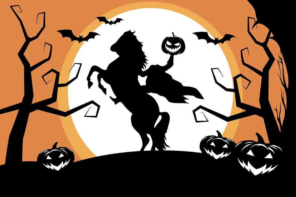Halloweenhoppning på Gillmyra Gård!