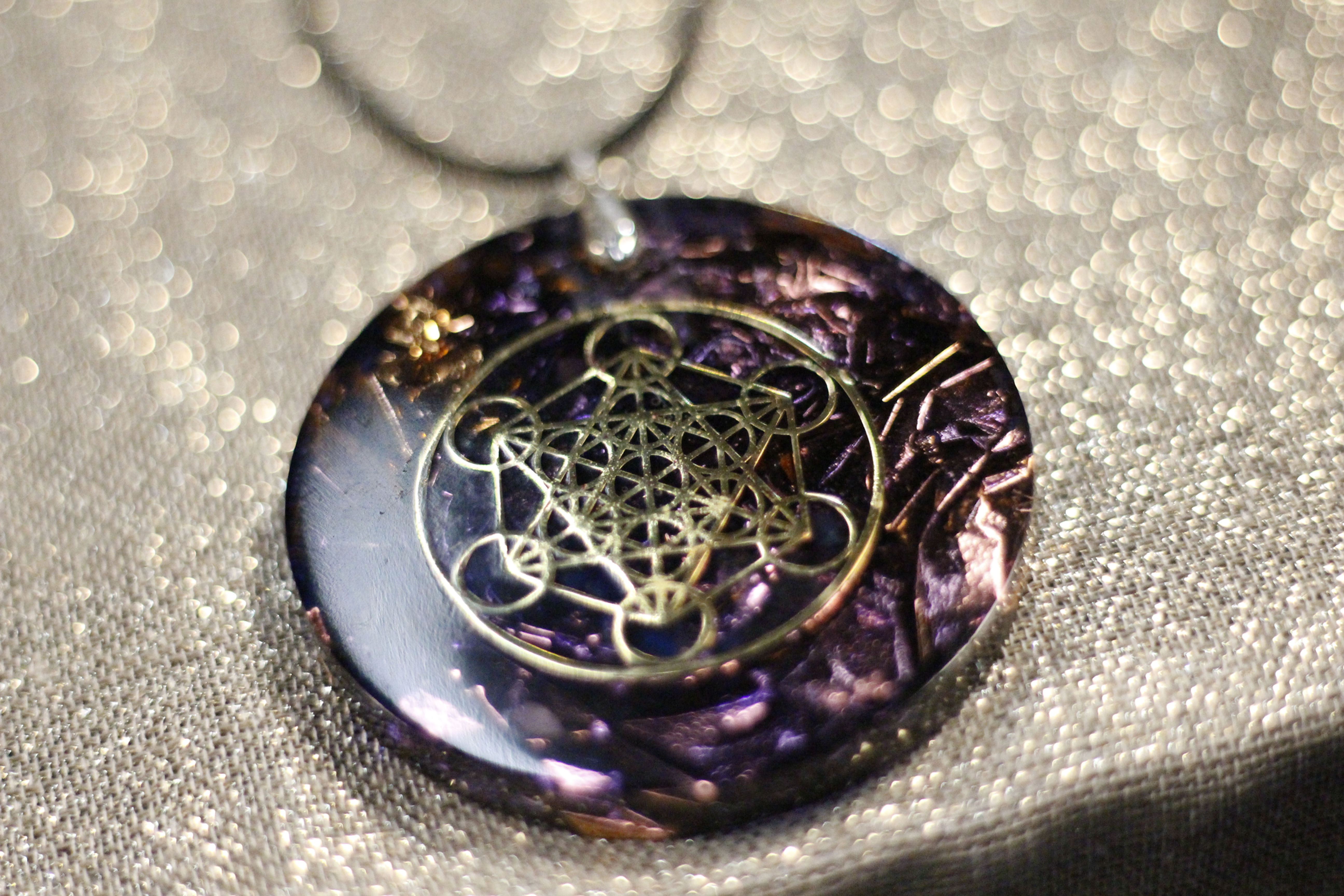 Pendentif orgonite 6 cm