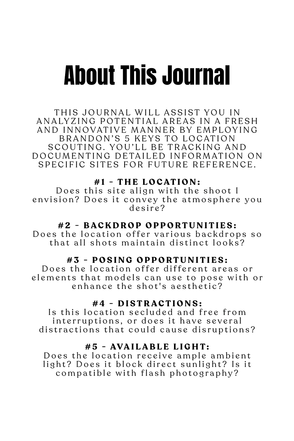 Thumbnail: Paperback "My Location Scouting Journal"