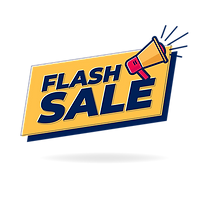 —Pngtree—flash sale banner with loudspea