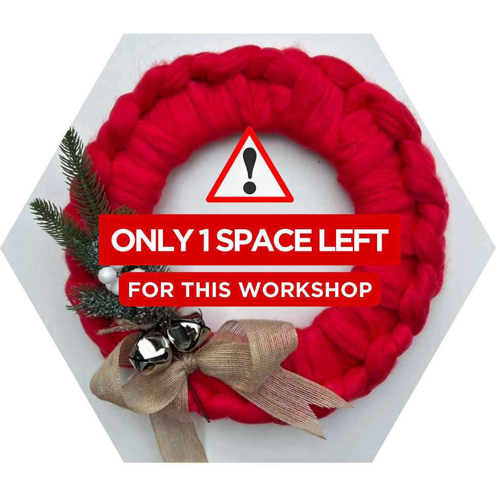 CHRISTMAS WREATH MAKING REDS (SUNDAY) 16/11/25