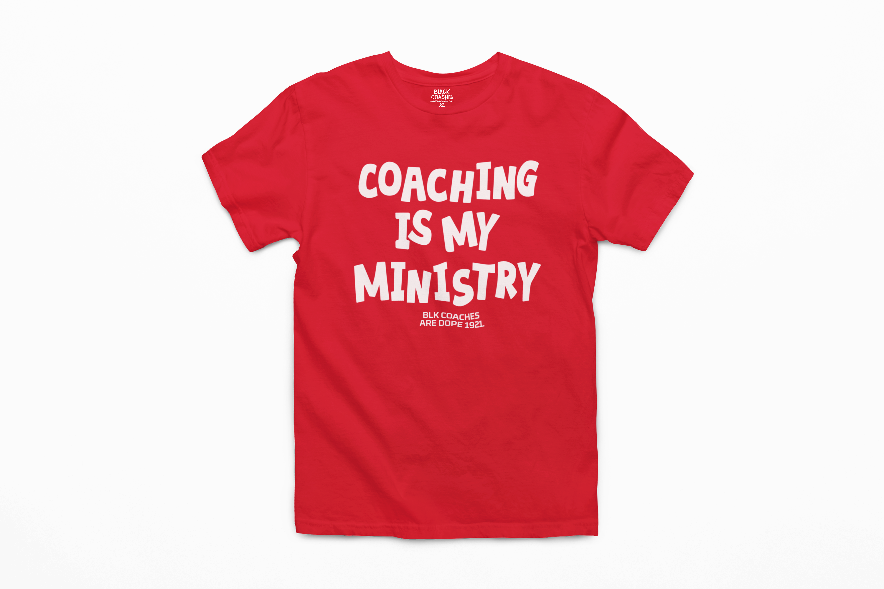 Coaching Is My Ministry - Candy Red | Tee