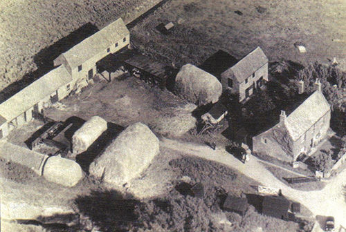 Lock Farm began life in 1773 when the Louth Navigation Canal (in the foreground) was dug from Louth to the North Sea coast. The house was built as an inn, and the locks adjacent to the yard was a busy location for loading and unloading of freight.