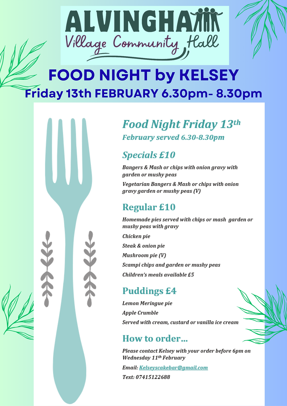 FOOD & Social Night - Bar Open from 6.30pm