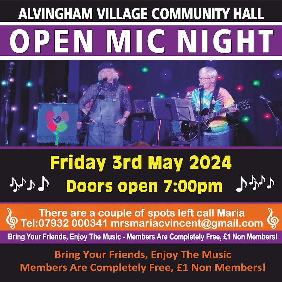OPEN MIC NIGHT & Social Night - Bar Open from 7.00pm