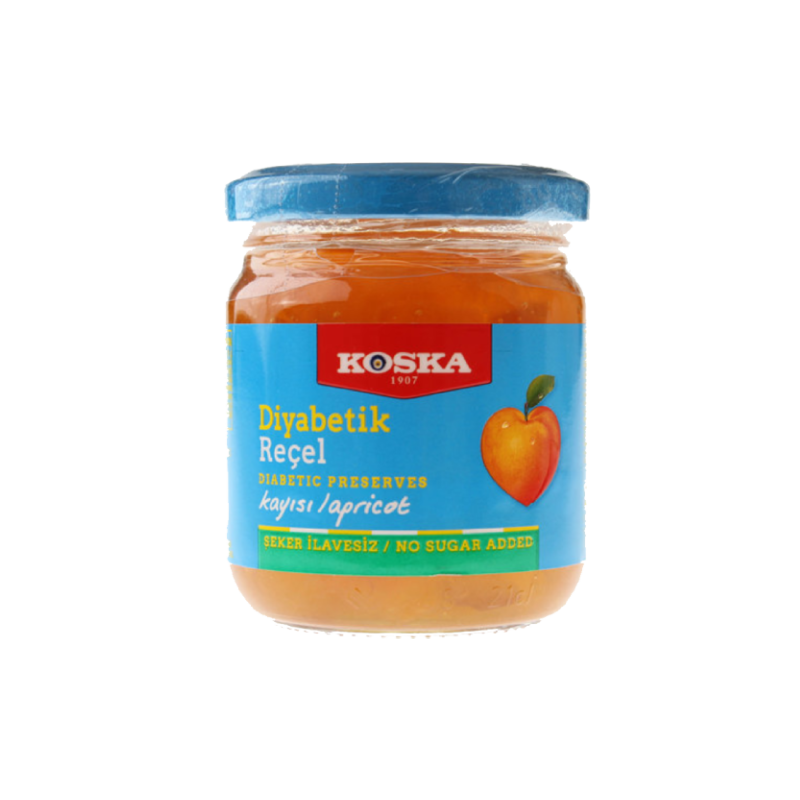 Koska Diabetic Apricot Jam 240 gr Halilstore