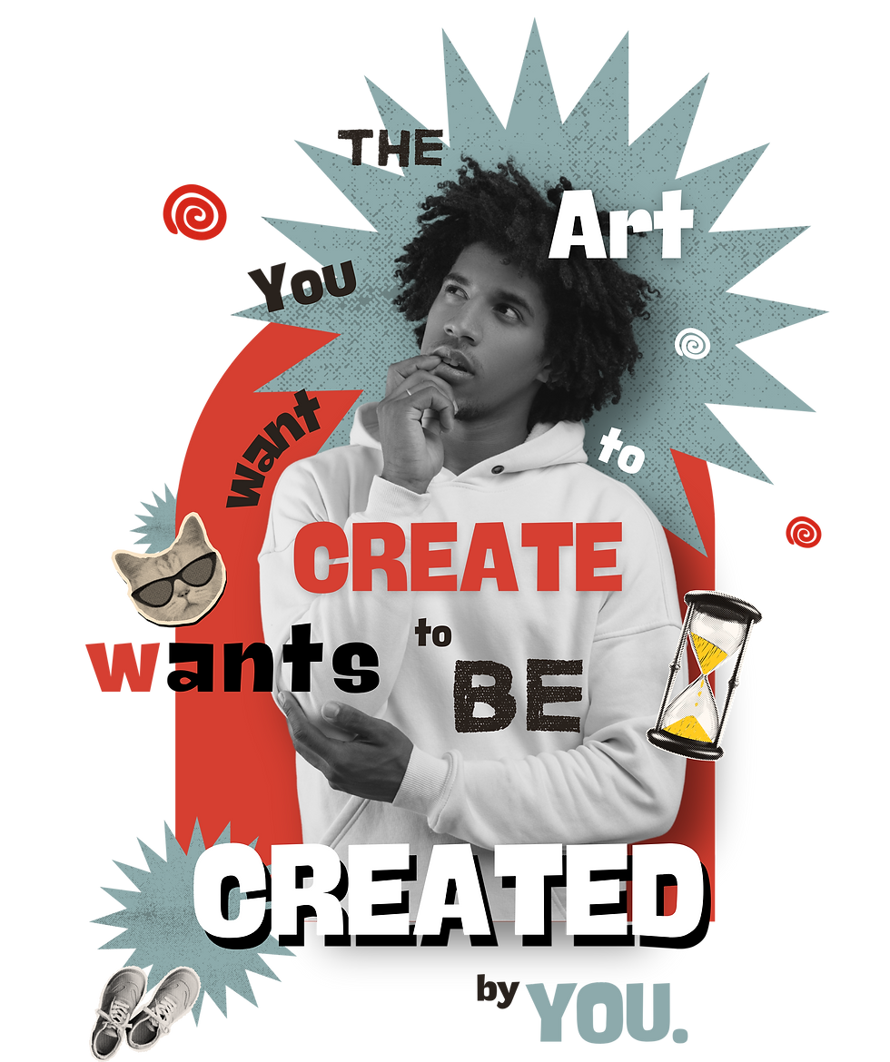 boy using his creativity