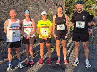 Runners were on track to Race the Highland Train at Caernarfon in midweek...
