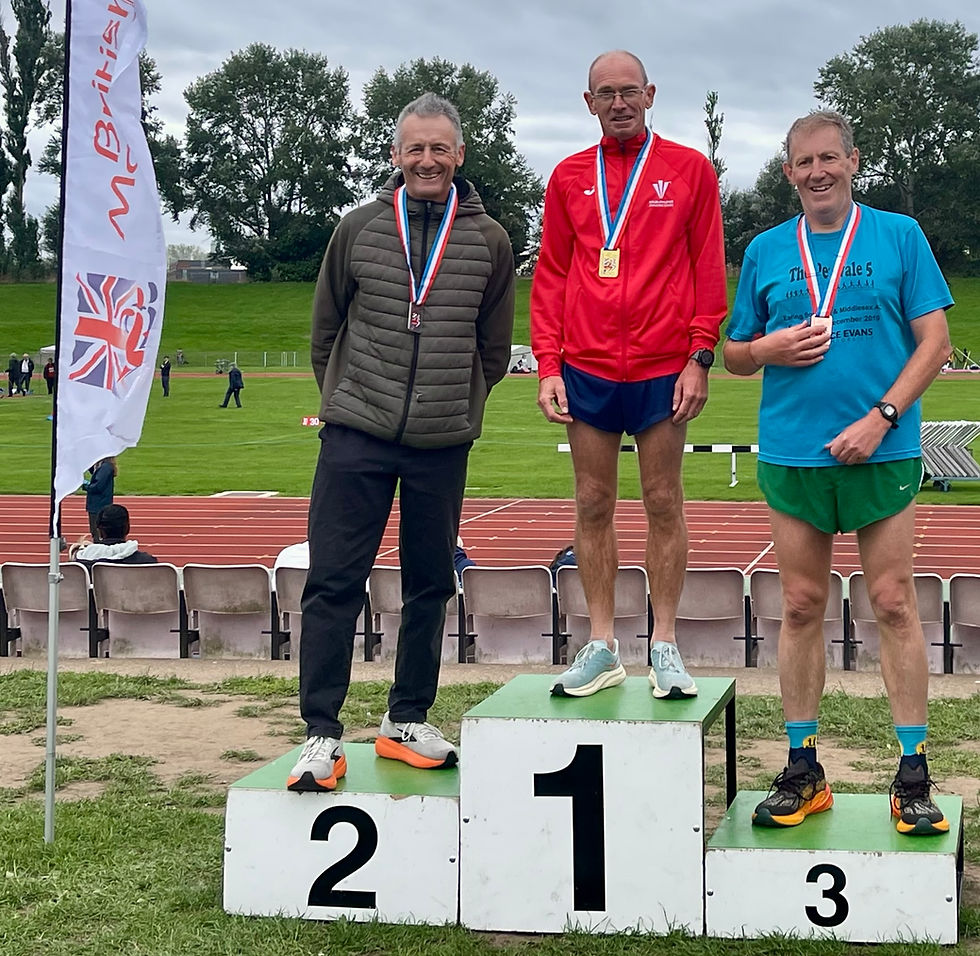 North Wales athlete Steve Gardner sets the fastest 2000m steeplechase time this year at V60.