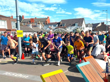 A fast start and finish by some quality visiting athletes at the Rhos parkrun - plus other North Wales parkrun results and reports...