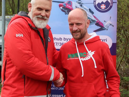 Trawsfynydd Lake race in support of the South Snowdonia Search and Rescue Team..