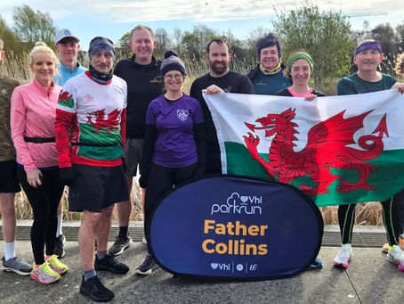 North Wales parkrun group trip to Dublin on Saturday 11th April.