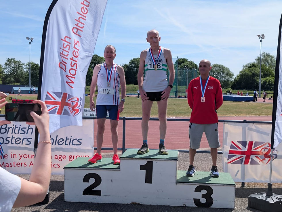 Great results for Welsh Master Ifan Lloyd at the recent BMAF Track & Field championships