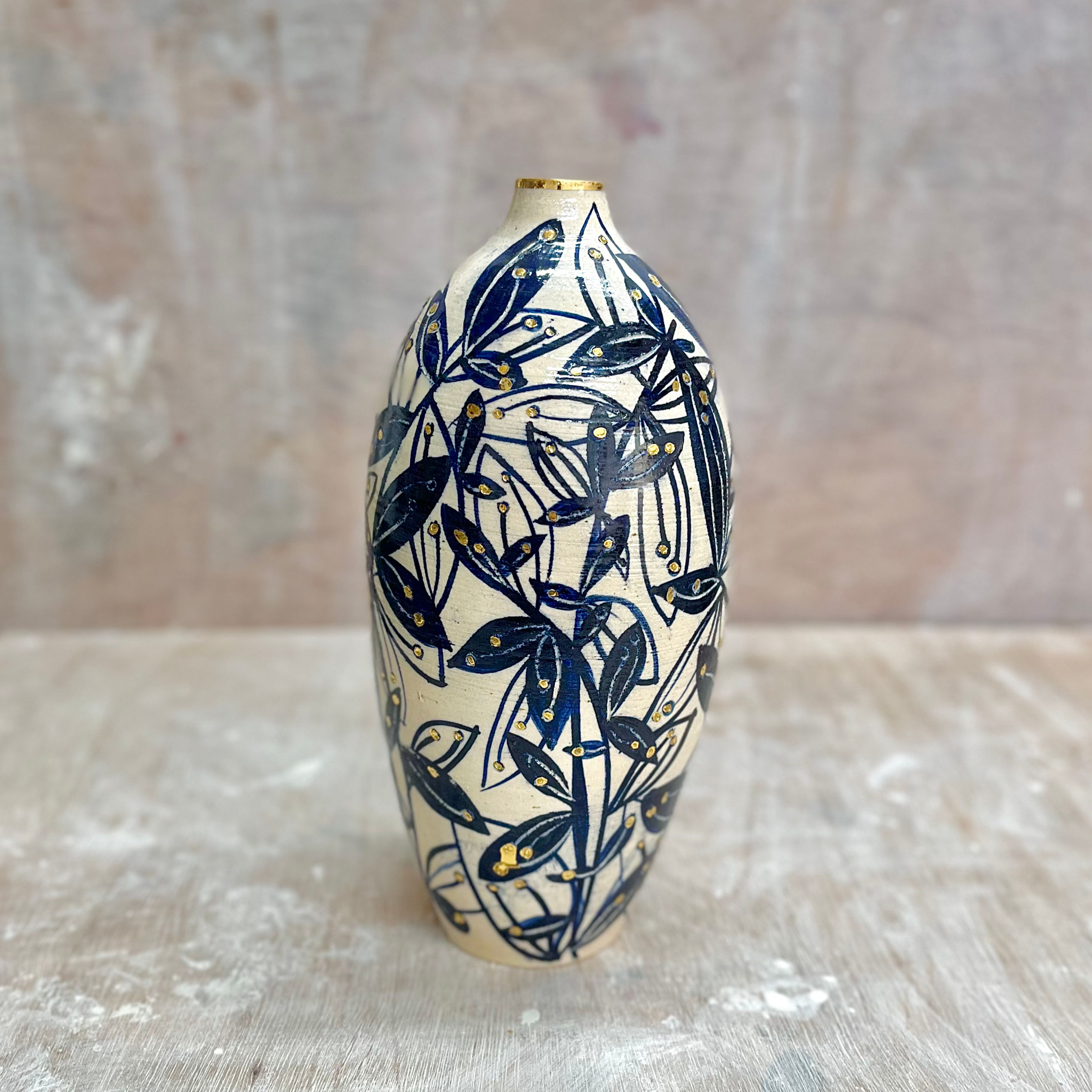 Blue Hedgerow Tangle Vase