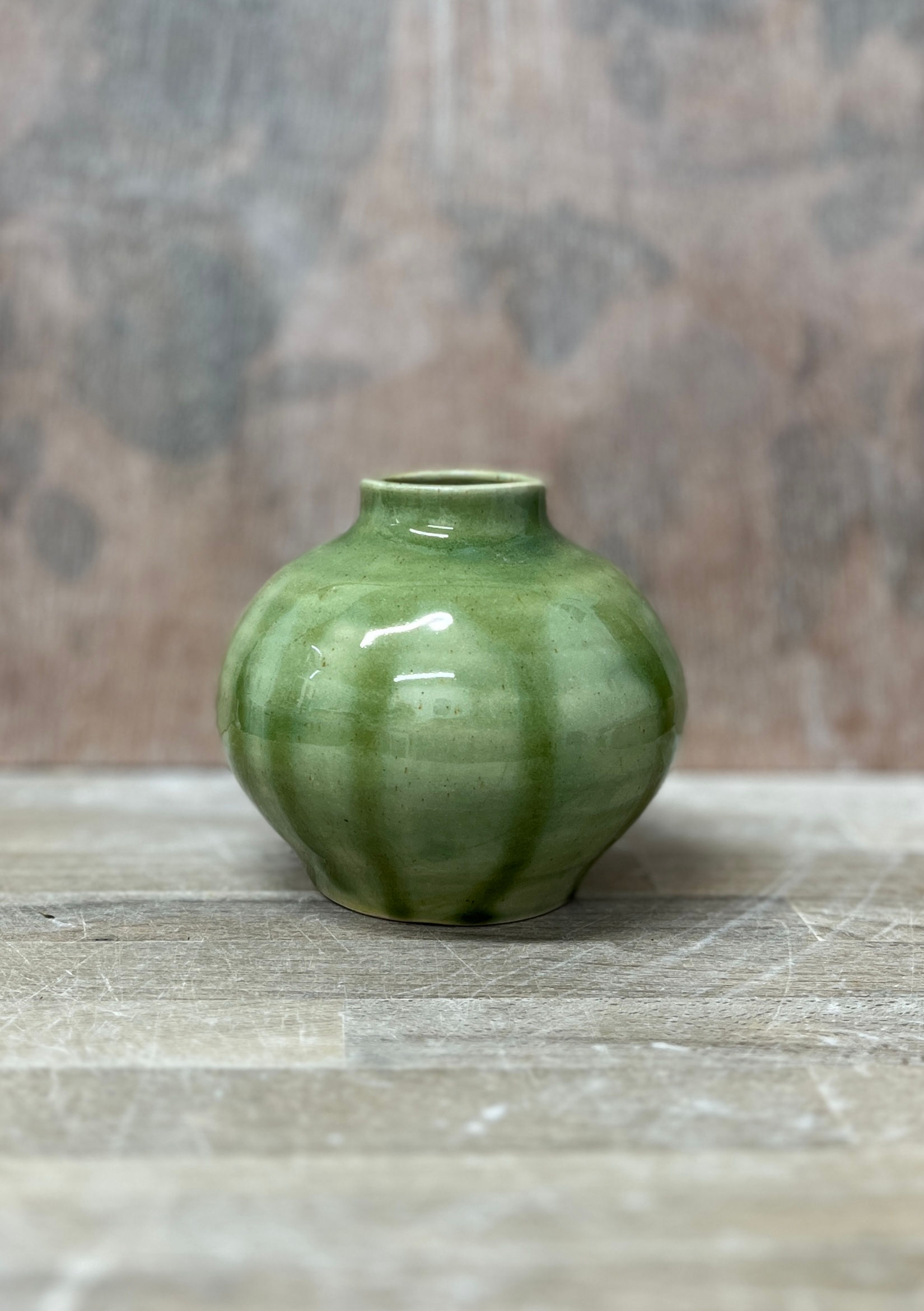 Jade moon jar