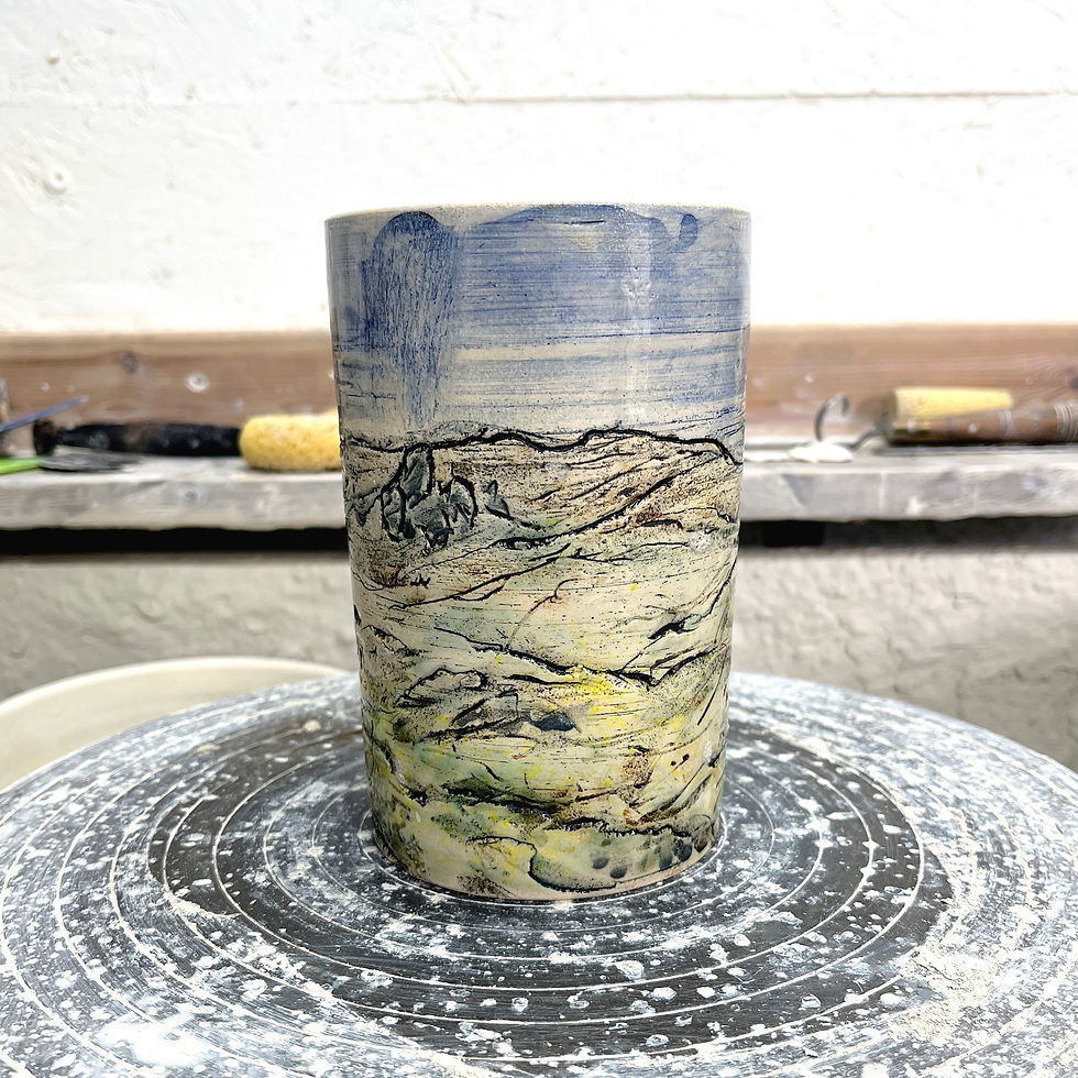 Thumbnail: Small West Penwith Landscape cylinder