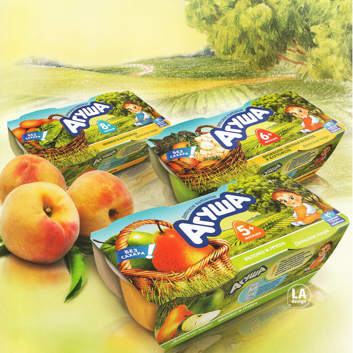 Овощные пюре "Агуша"