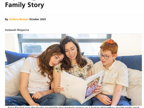 Exciting News: Capture Your Story is Featured in Hadassah Magazine!