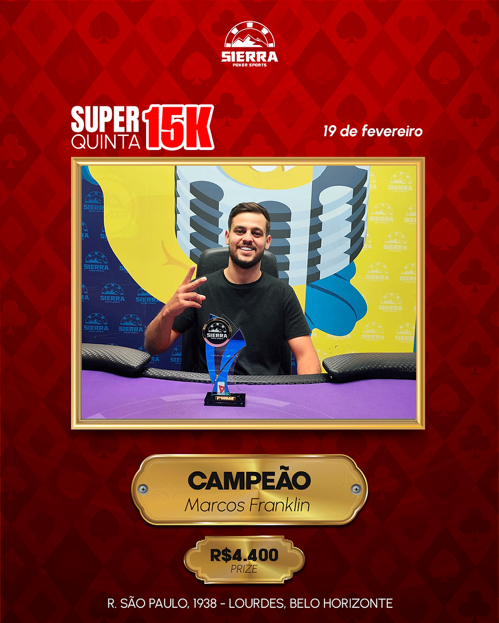 Marcos Franklin conquista o Super Quinta 15K!