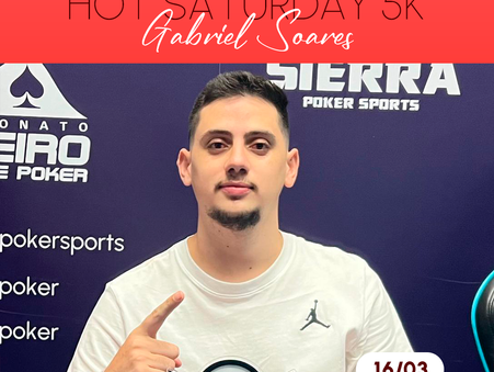 Após acordo, Gabriel Soares conquista Hot Saturday 5K!