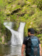 Wasserfall im Schwarzwald. Rollei Oceanliner Rucksack