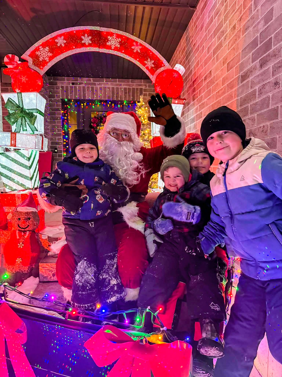 Christmas Fun at the King house over the weekend