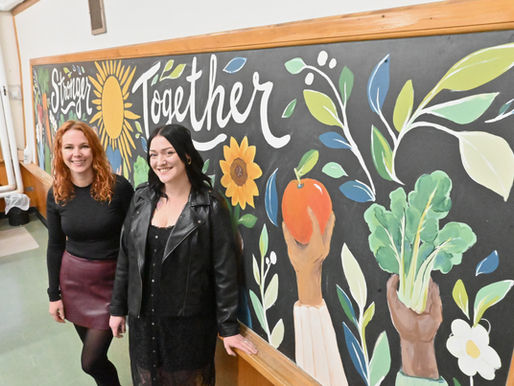 New mural completed at Helping Hand Food Bank