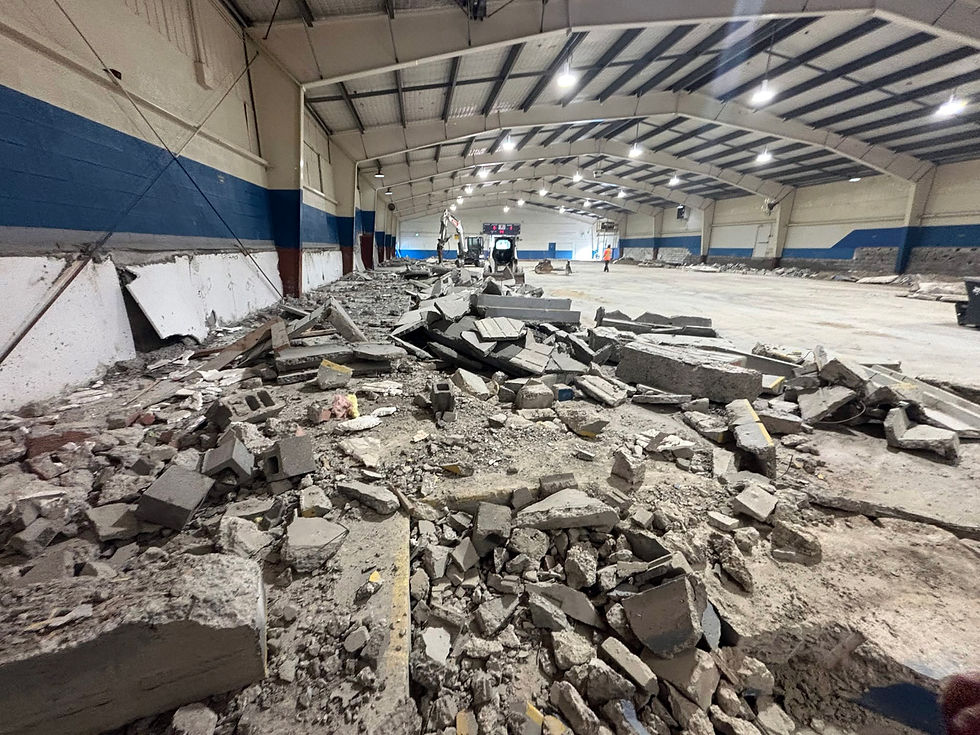 Work and fundraising efforts are continuing to wrap up major upgrades at the Haldimand Community Memorial Arena in Grafton. /Township of Alnwick/Haldimand photo
