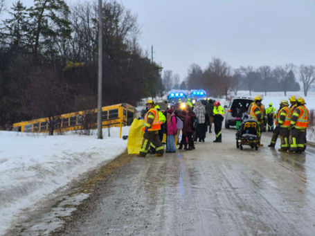 Norwich Township bus collision leads to minor injuries